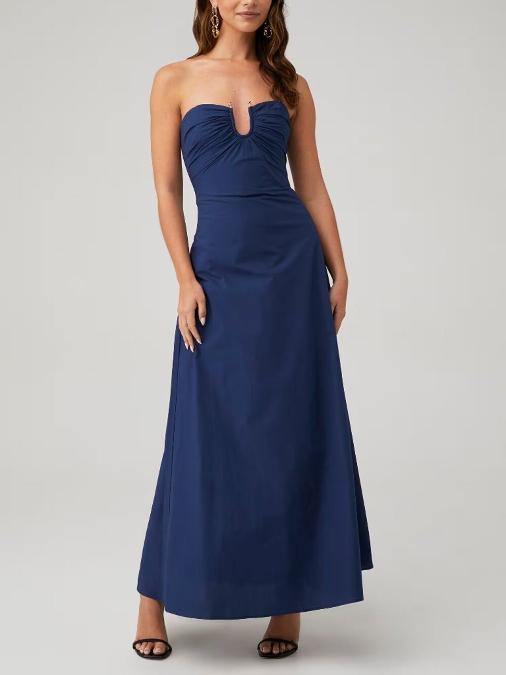 LORA POPLIN MAXI DRESS